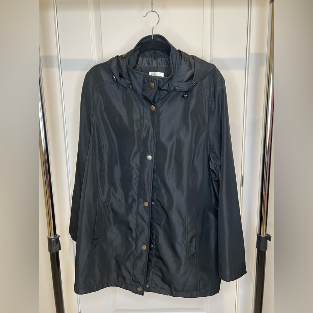 Tradition Black Trench Jacket